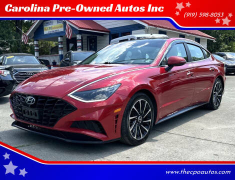 2021 Hyundai Sonata for sale at Carolina Pre-Owned Autos Inc in Durham NC