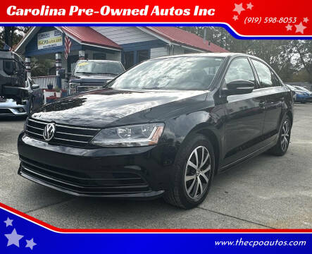 2017 Volkswagen Jetta for sale at Carolina Pre-Owned Autos Inc in Durham NC